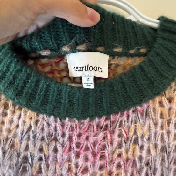 Heartloom S Multicolor Striped Knit Sweater Acrylic & Polyamide Blend - Picture 4 of 9